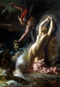 Henri-Pierre Picou Andromeda Chained to a Rock oil on canvas